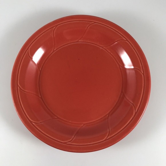 Crestware Red Bread Plate Ceramic - Picture 4 of 6